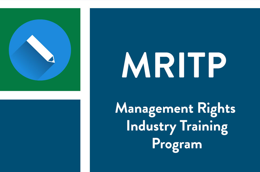 Management Rights Industry Training Program