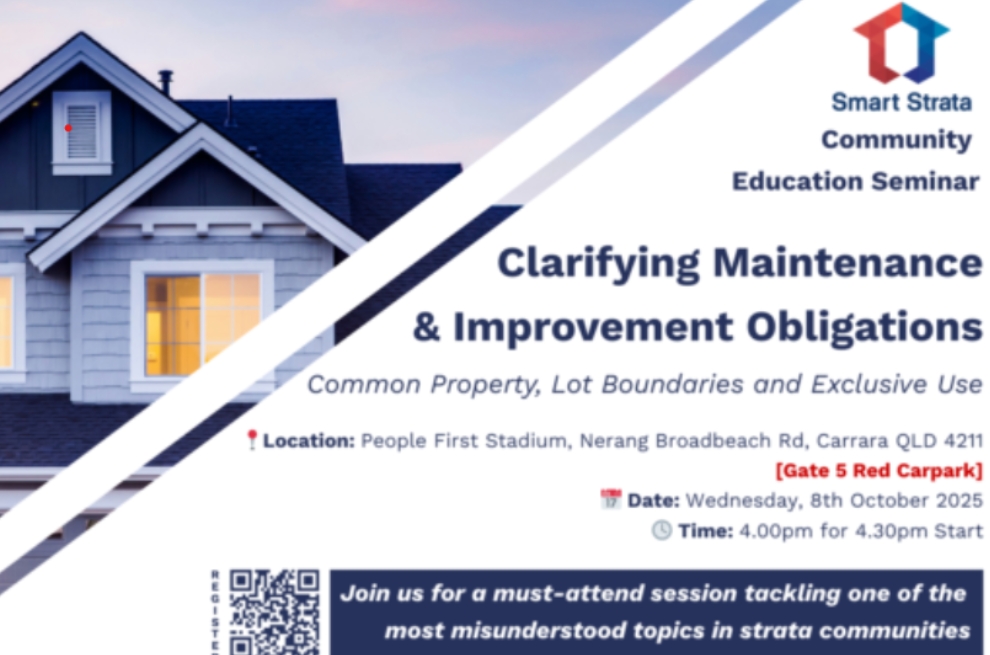 STRATA SEMINAR 8TH OCTOBER 2025 – GOLD COAST