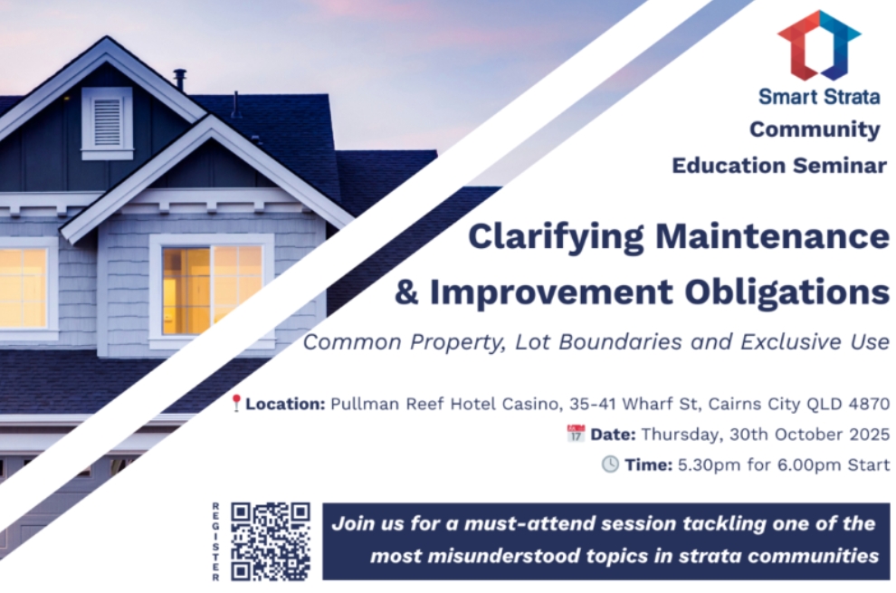 STRATA SEMINAR 30TH OCTOBER 2025 – CAIRNS