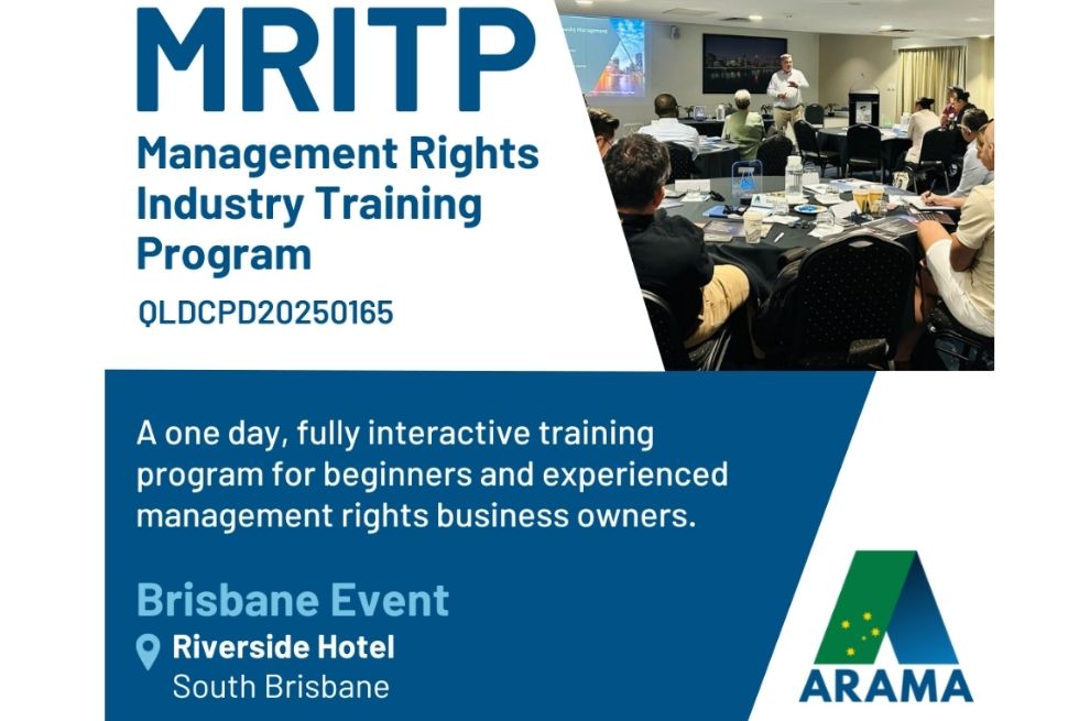 Management Rights Industry Training Program – Brisbane (MRITP)