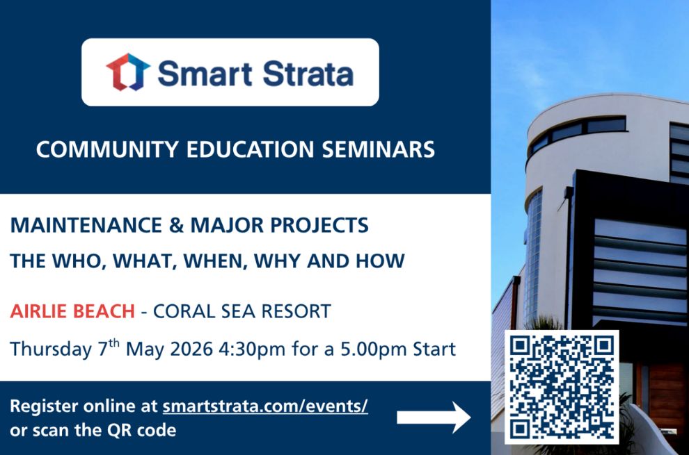 Strata Major Maintenance Projects Seminar Airlie Beach